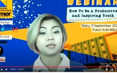 Membangun Sisi Inspiratif dan Produktivitas Mahasiswa Dalam Webinar Ekonomi Pembangunan